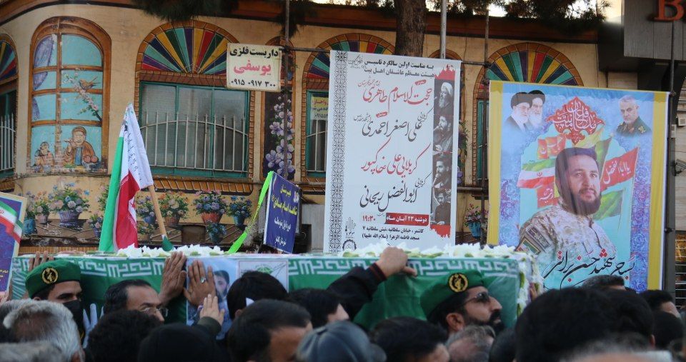 شهید امنیت حسن براتی در زادگاهش کاشمر تشییع شد