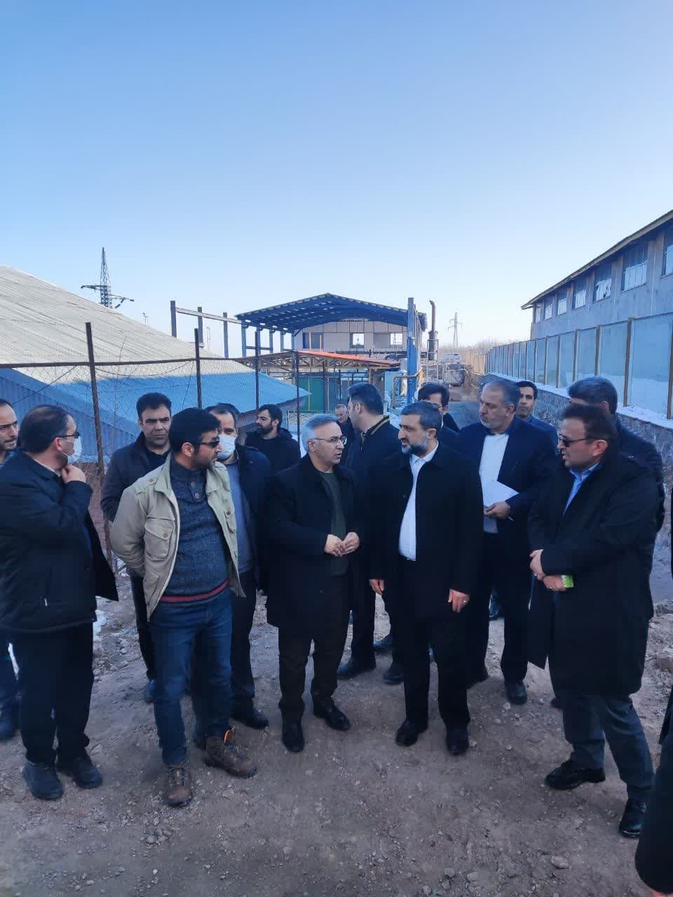 بازدید استاندار و مدیرعامل شرکت توزیع نیروی برق استان اردبیل از پروژه های نیمه تمام شهرستان مشگین شهر
