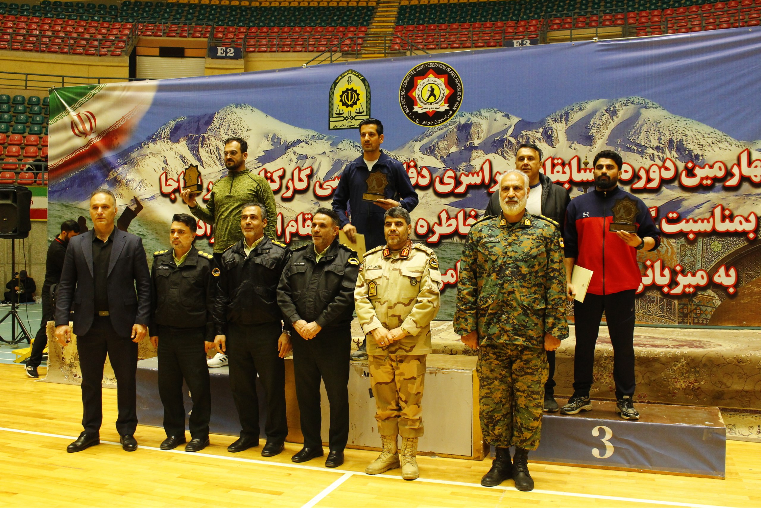 چهارمین دوره مسابقات سراسری دفاع شخصی کارکنان پایور فراجا به میزبانی اردبیل برگزار شد