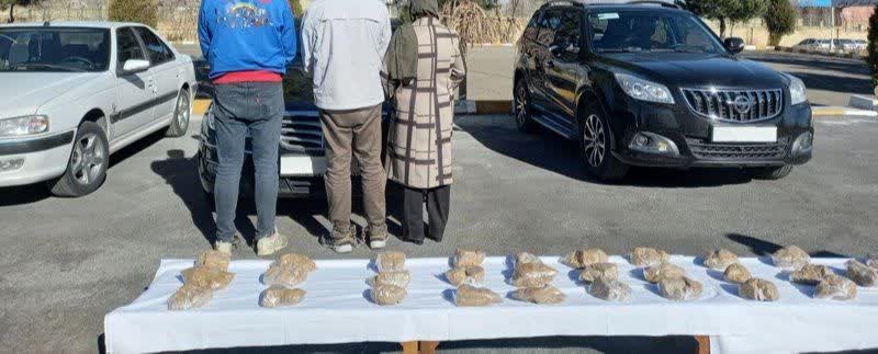 دستگیری ۳ سوداگر مرگ با ۲۱ کیلو هروئین