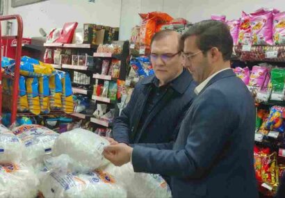 نظارت مستقیم مدیر کل صمت استان اردبیل بر بازار و قیمت کالاهای اساسی 