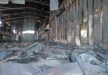 آتش‌سوزی گسترده در کارخانه صنایع تبدیلی سیب‌زمینی اردبیل؛ خسارت سنگین و وعده حمایت مسئولان