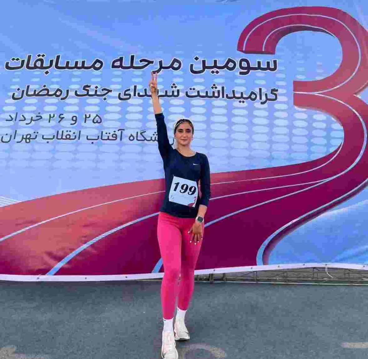 درخشش دختر دونده اردبیلی در رقابتهای جایزه بزرگ کشور؛ مهسا صالحپور بر سکوی سوم ۵۰۰۰ متر ایستاد