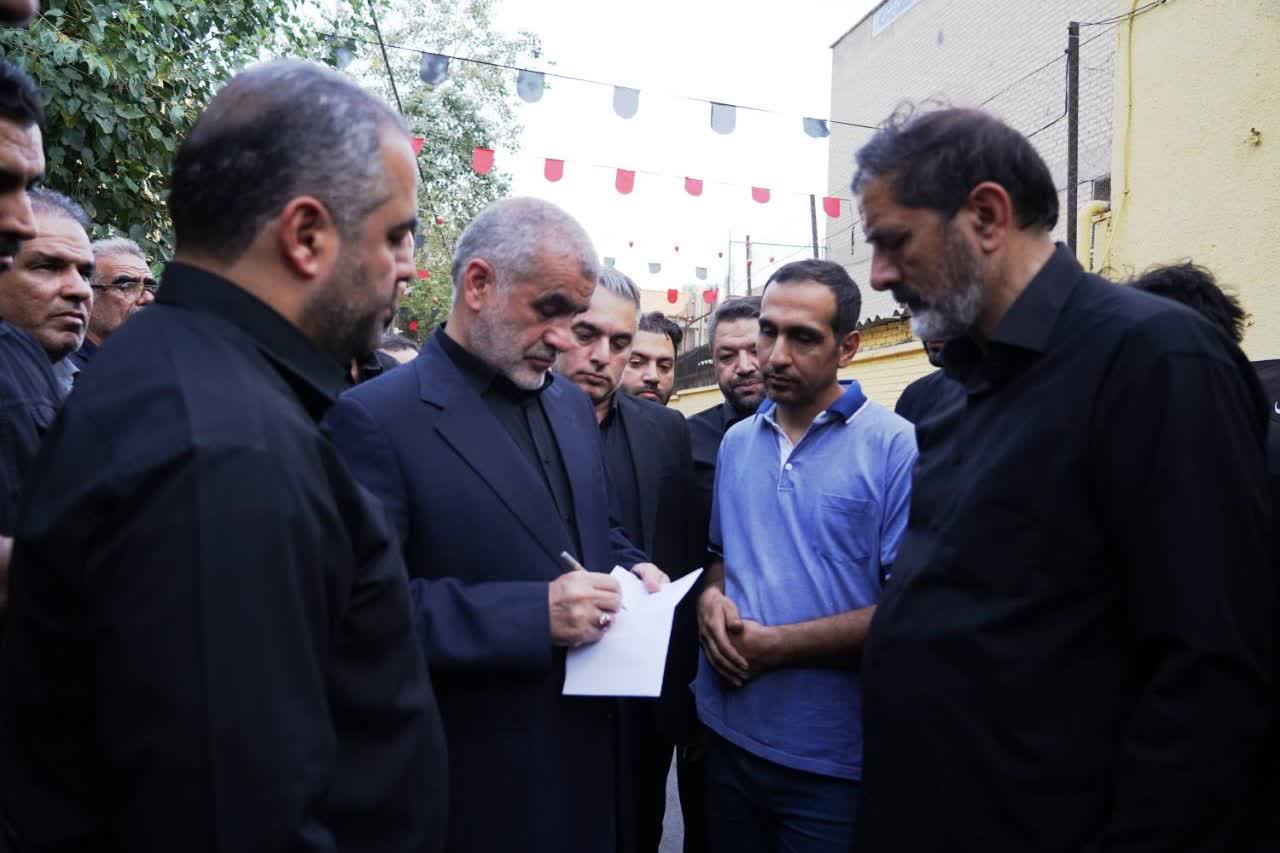 بازدید نایب‌رئیس مجلس شورای اسلامی از محل اسکان زائران مراسم تشییع رهبر شهید انقلاب در منطقه ۱۷