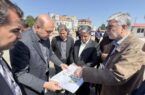 بازدید رئیس بنیاد مسکن انقلاب اسلامی از ساختمان اداری اردبیل